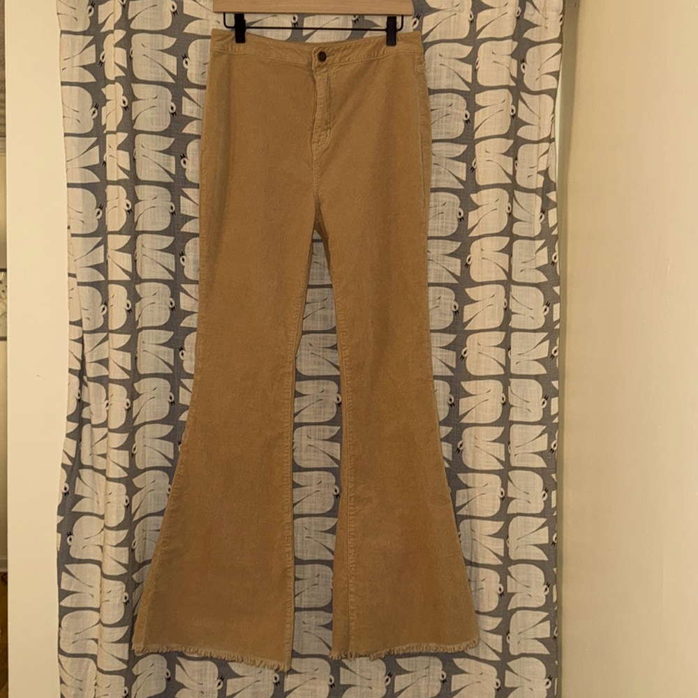 NWOT Cello tan flare corduroys